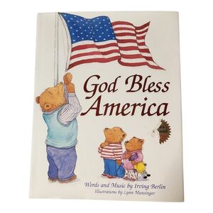 God Bless America Words & Music By Irving Berlin Hardback Childrens Book CD